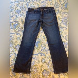 J. Crew 32S matchstick dark wash women’s jeans.